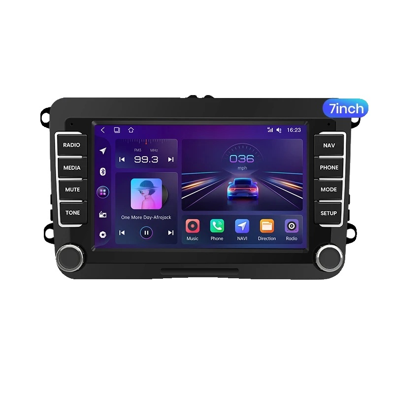 Multimediálny prehrávač s automatickým rádiom, Android 12, GPS, Orange