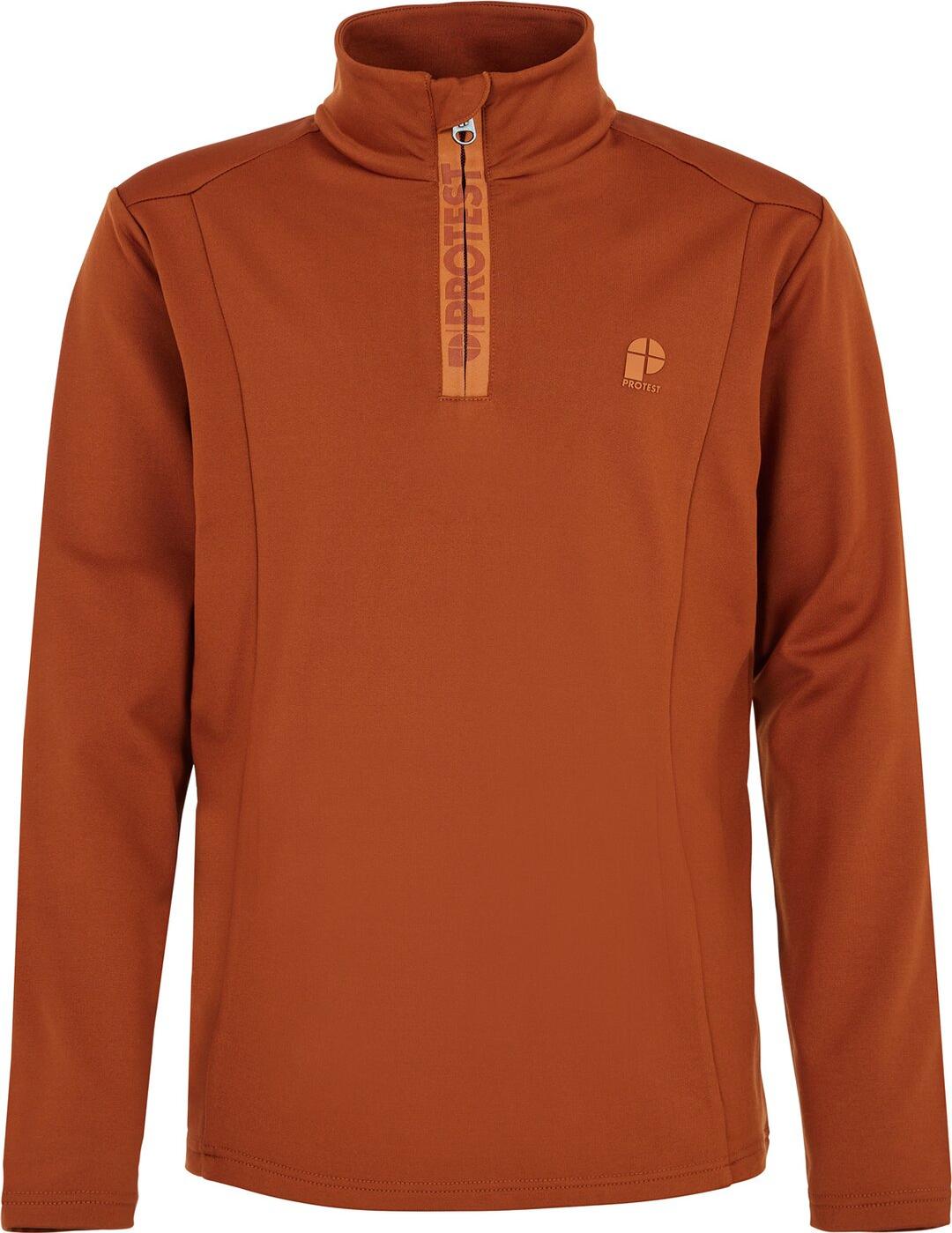 PROTEST WILLOWY JR 1/4 zip top Umberorange Umberorange 164 3810300