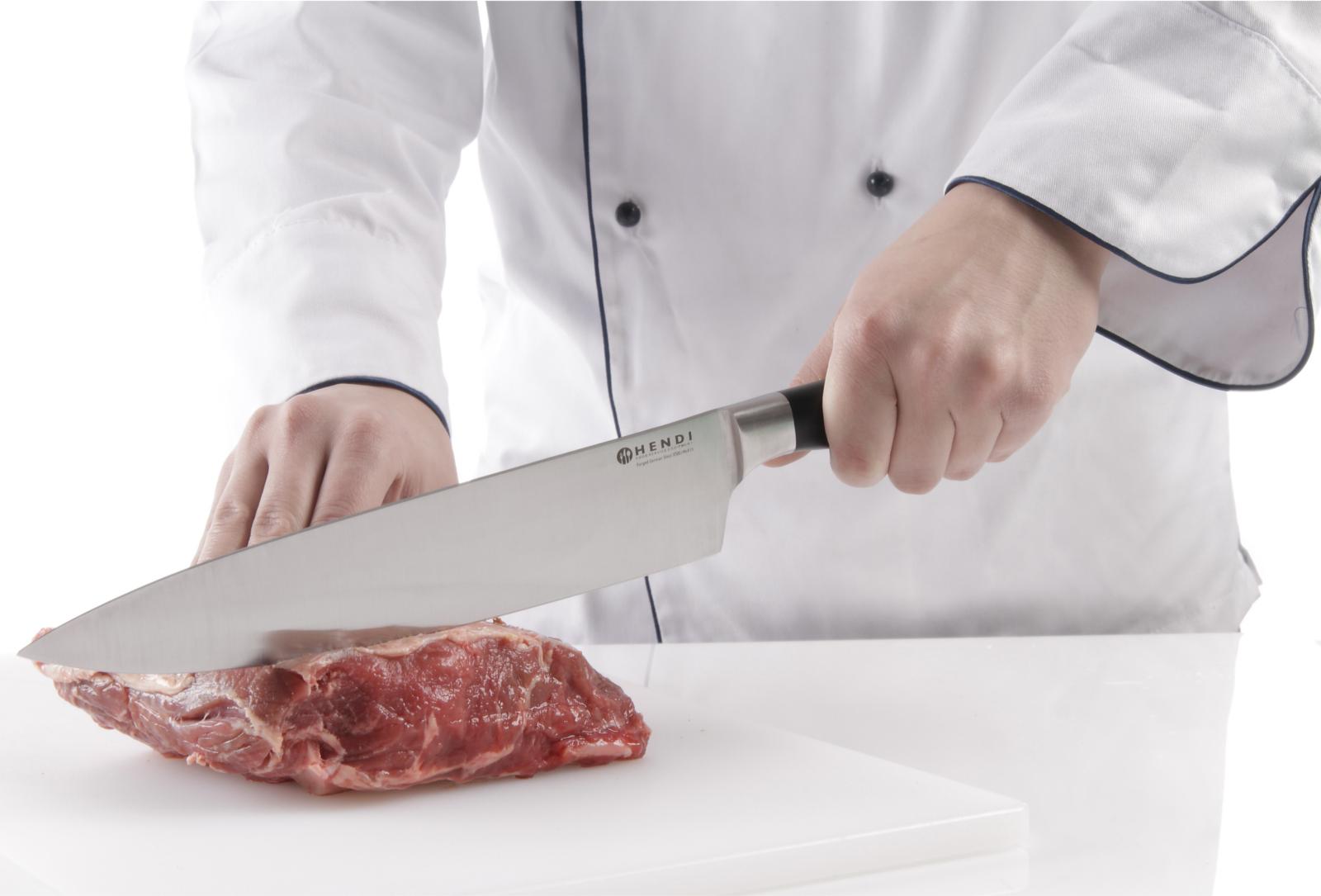Professionelles Fleischermesser für Fleisch, geschmiedeter Stahl, Profi Line, 250 mm - Hendi 844311