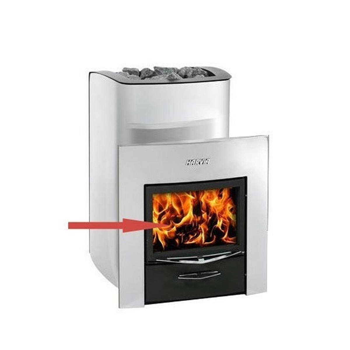 Glas Für Holzofen Harvia - HARVIA DUO SPZTS-45