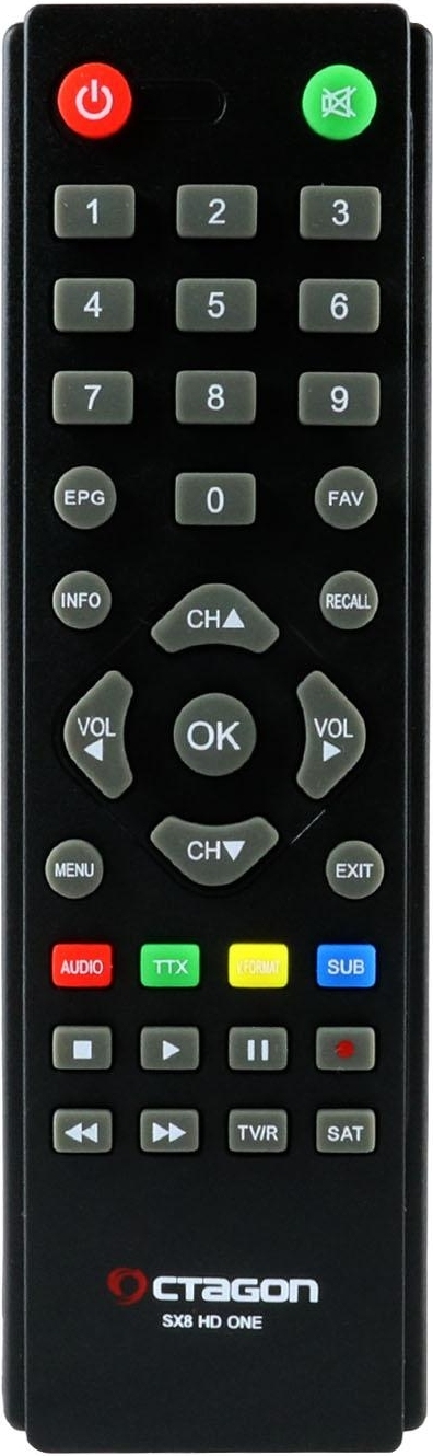 Fernbedienung Original für Octagon SX8 HD Mini One Magic Schwarz SX8-HD-ONE