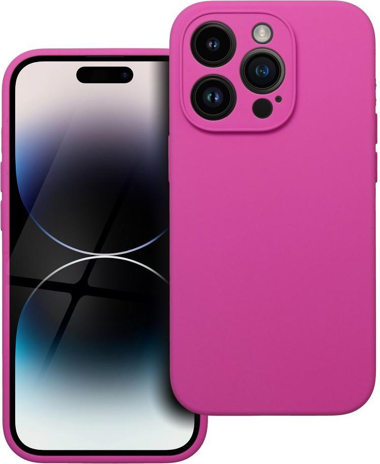 SILIKÓNOVÉ 2mm puzdro na mobilný telefón vhodné pre IPHONE 14 Pro ružové