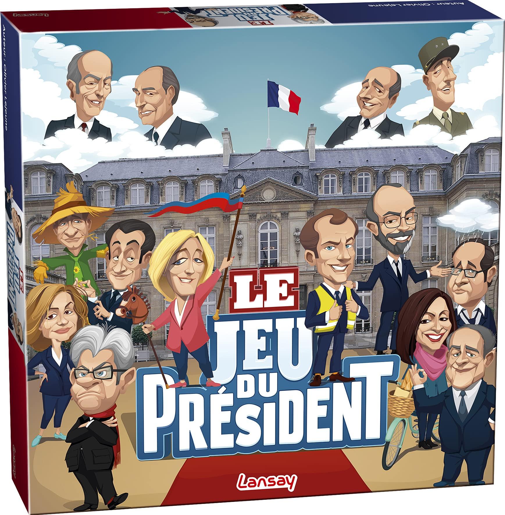 Lansay Le jeu du Präsident – Gesellschaftsspiel – Gesellschaftsspiel – ab 16 Jahren – 2