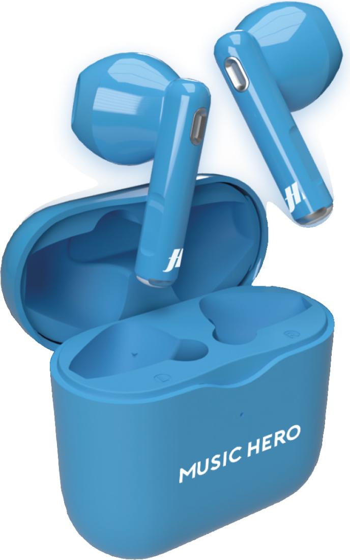 Bezdrôtové slúchadlá SBS Fluo Blue