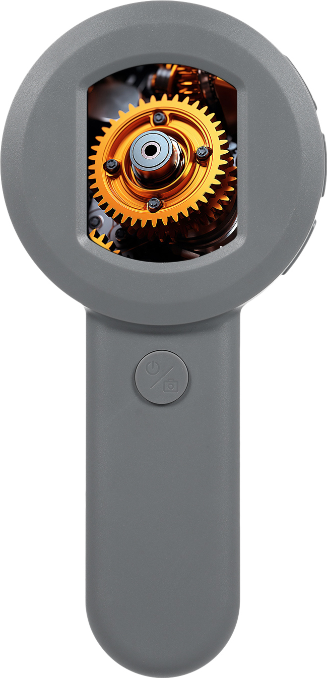 Aibecy Digitale Lupe mit 2,0-Zoll-IPS-Bildschirm, 100-fache Vergroesserung, Lupe mit Licht, Lupe zum Lesen, weisse und violette Lichter, Windows-kompatibel HM020