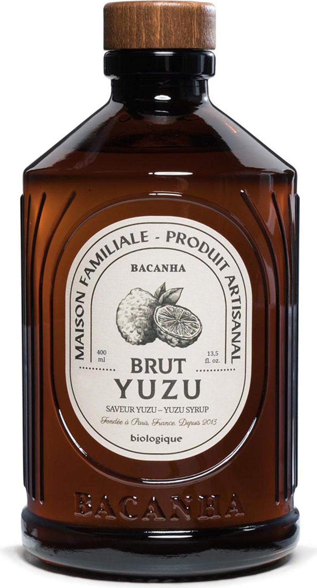 Bacanha Sirop Brut de Yuzu 400ml – -Yuzu-Sirup mit -Rohrzucker 242