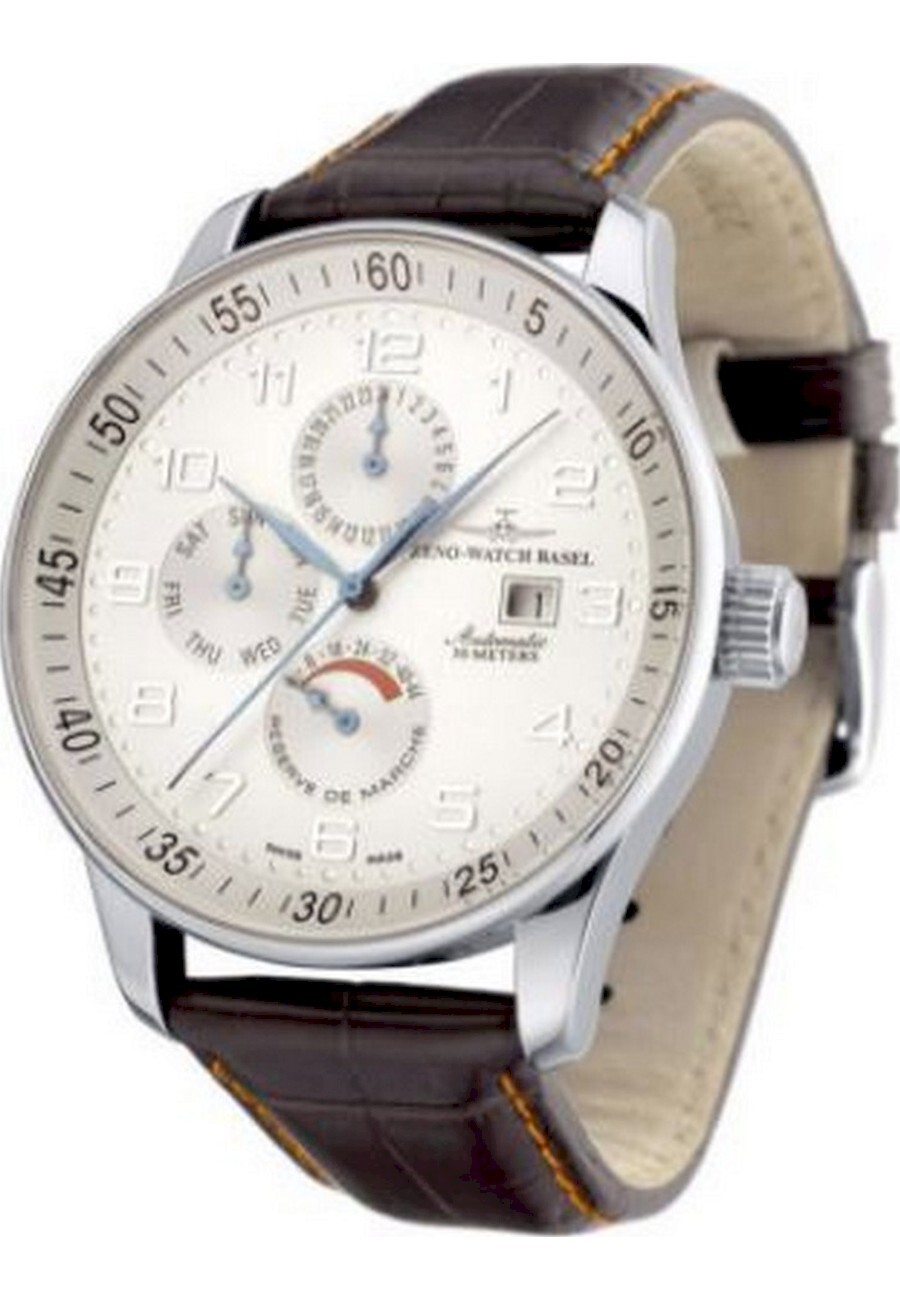 Zeno-Watch - Náramkové hodinky - Pánske - Chrono - X-Large Retro - P555-e2