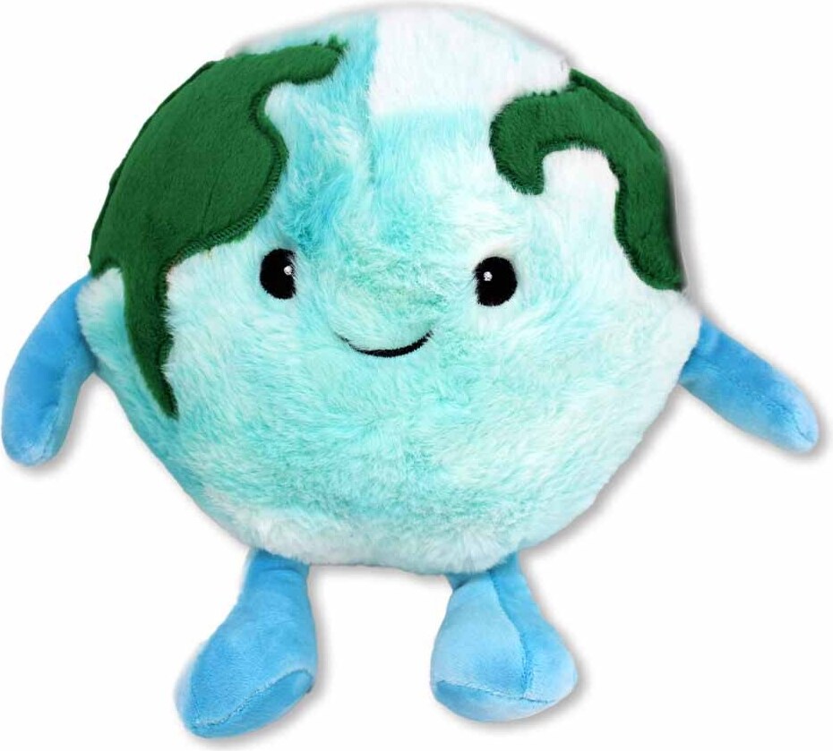 BEMIRO Erde Kuscheltier mit kawaii Gesicht - ca. 18 cm