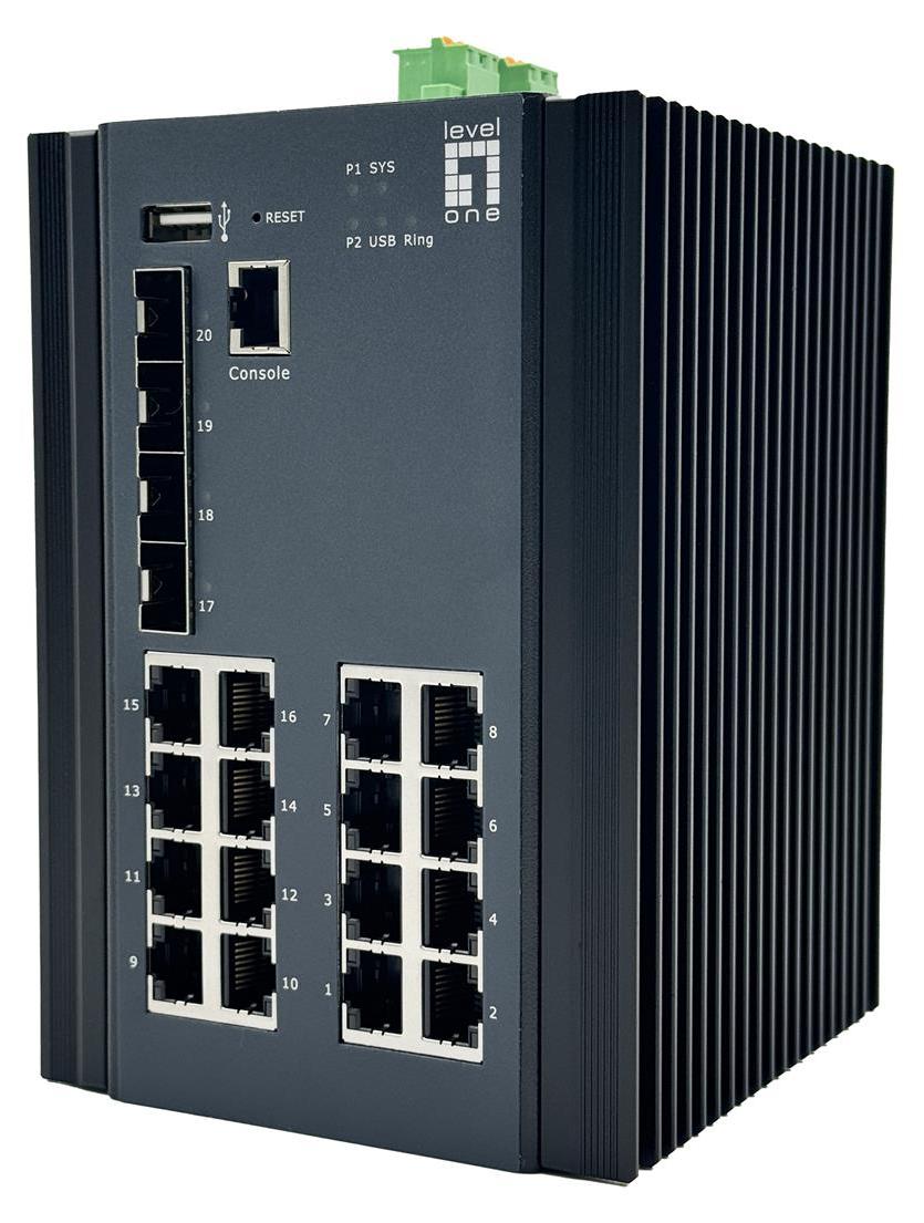 Level One LevelOne Switch 20x GE IGU-2071 16x 1GbE 4x 2.5GbE SFP sw