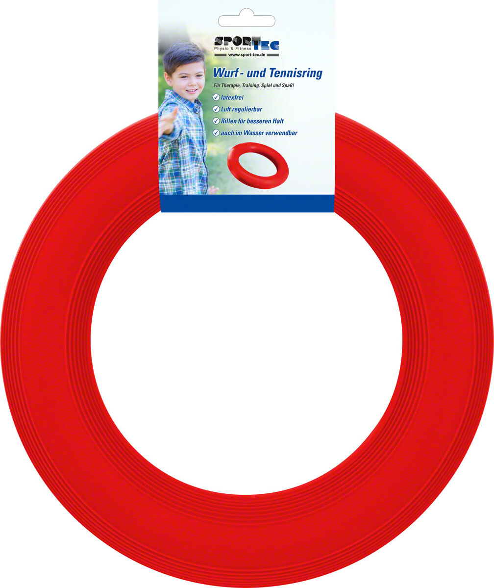 Sport-Tec Wurf- und Tennisring Tennisringe Wurfring Wurfringe Kunststoff 18 cm 0343003