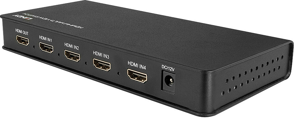 LINDY HDMI-Switch 4 Port Multi-View 1080p Quadview PiP 38150
