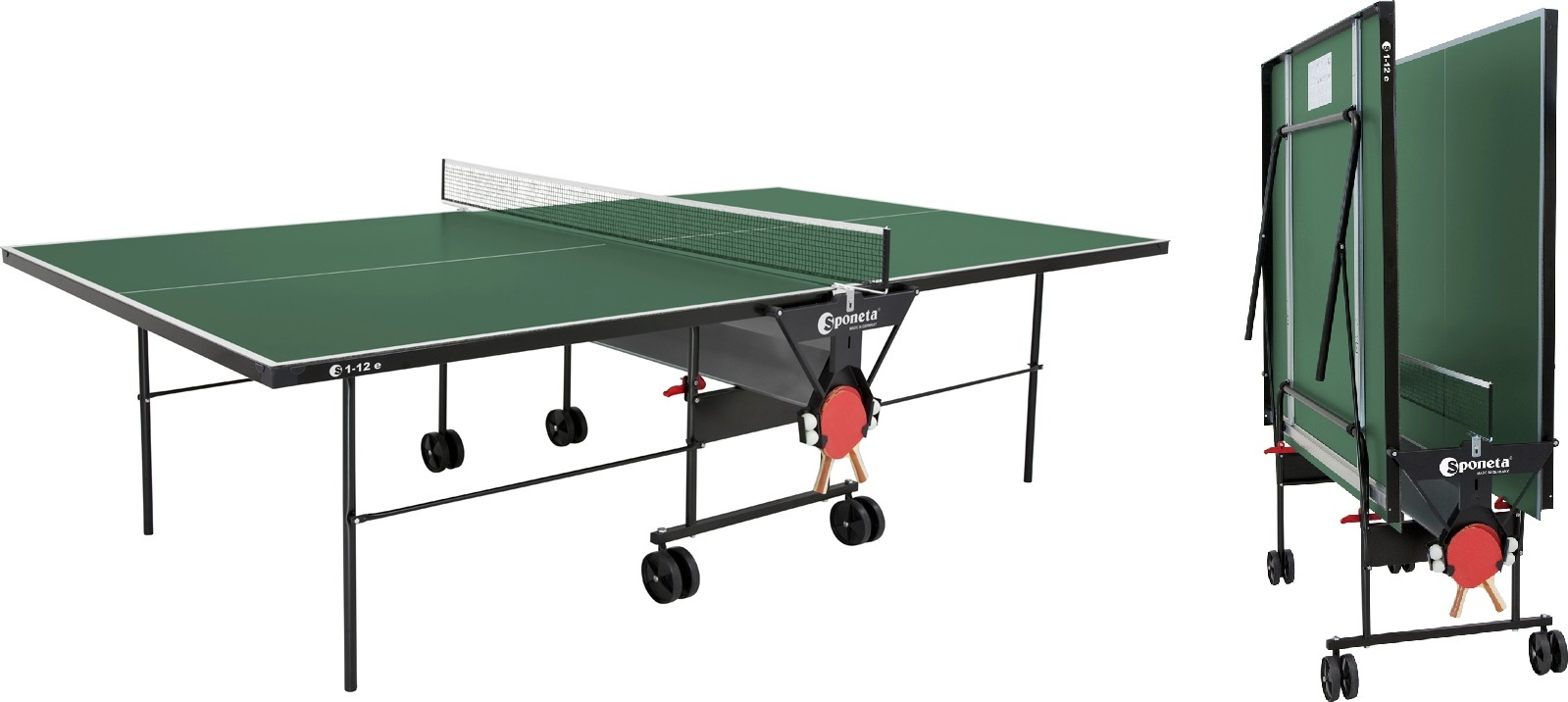 SPONETA S1-12e Ping-Pong Tischtennistisch - grün