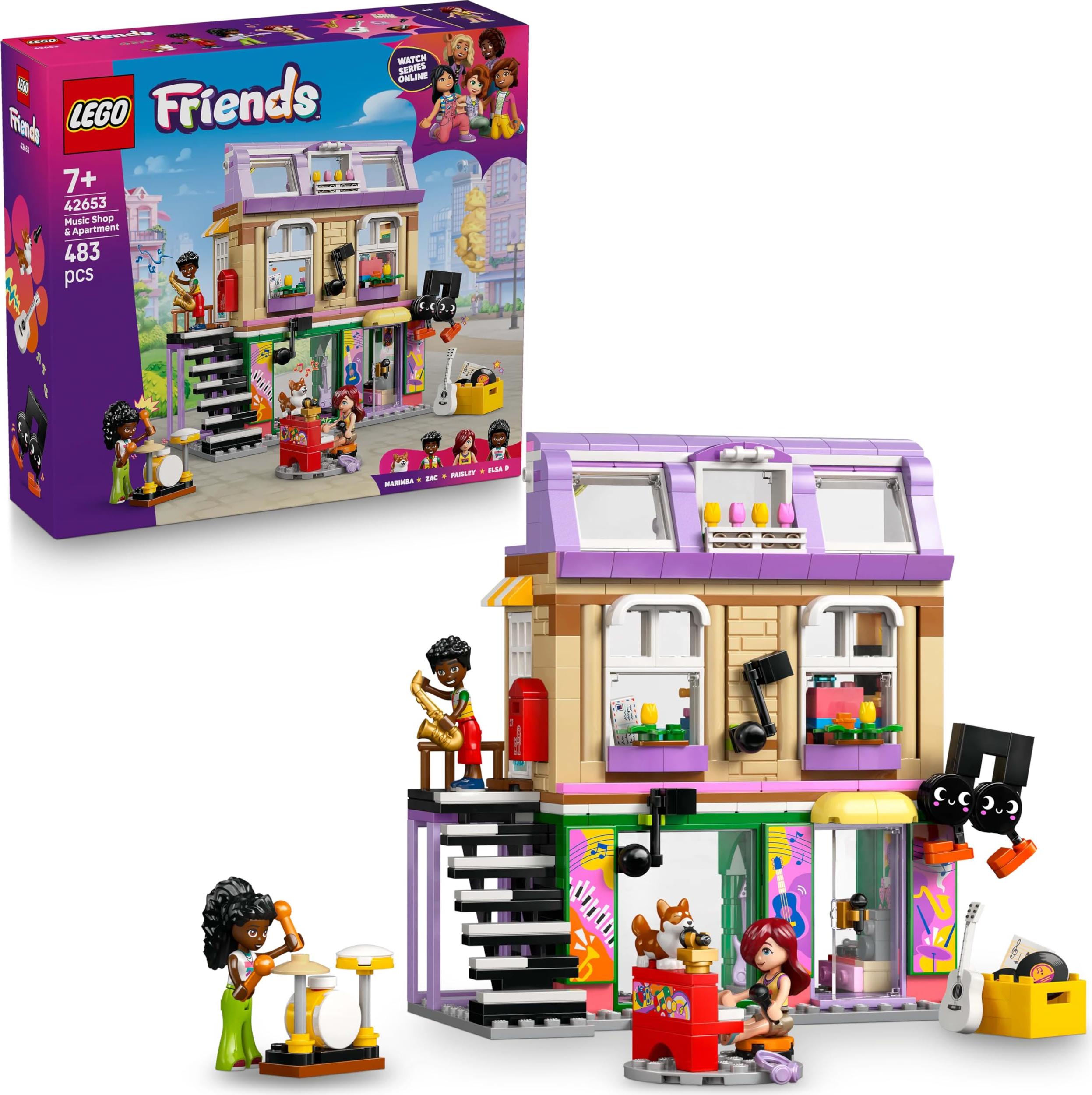 LEGO® Friends 42653 Hudobný obchod a byt