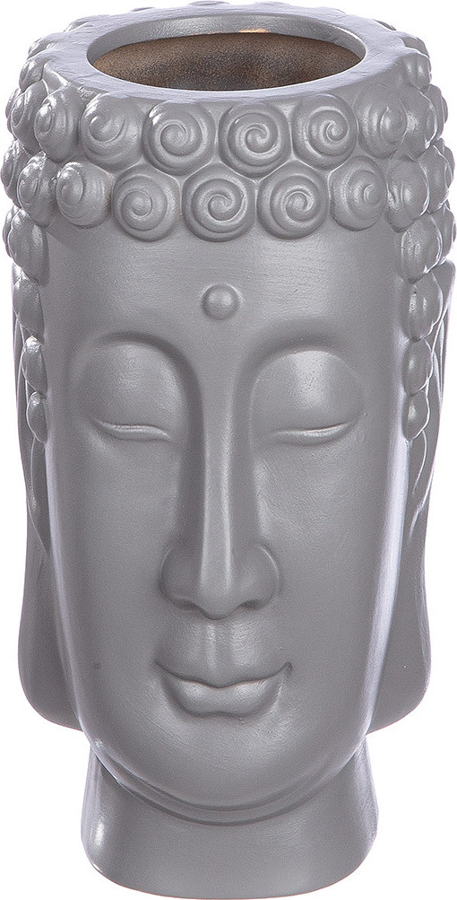 Casablanca Vase „Brick“ Dunkelgrau Matt – Keramik-Vase Mit Riemchen-Optik, Modernes Design
