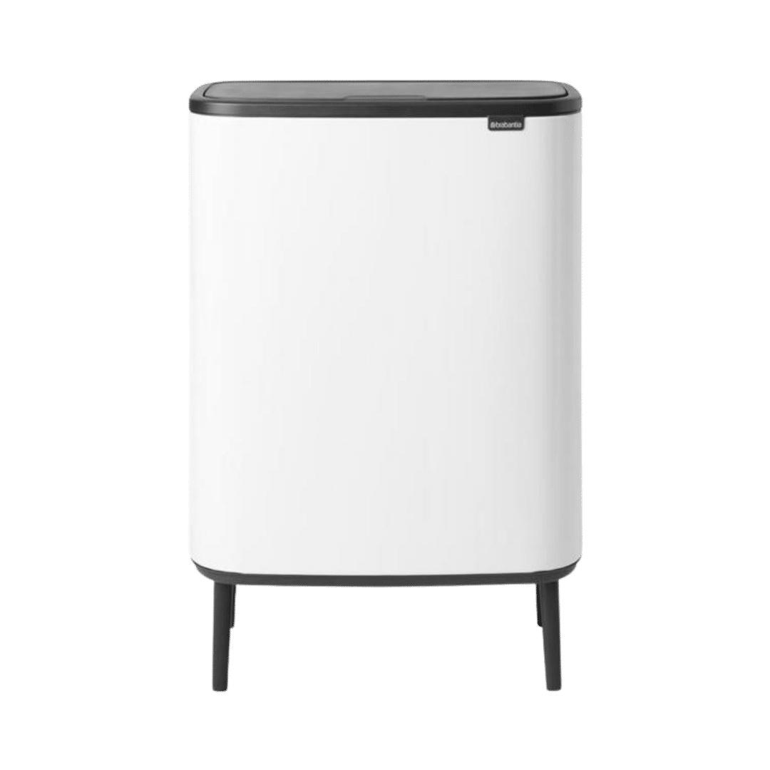 Bo Touch Bin Hi 60l mit Kunststoffeinsatz Weiß