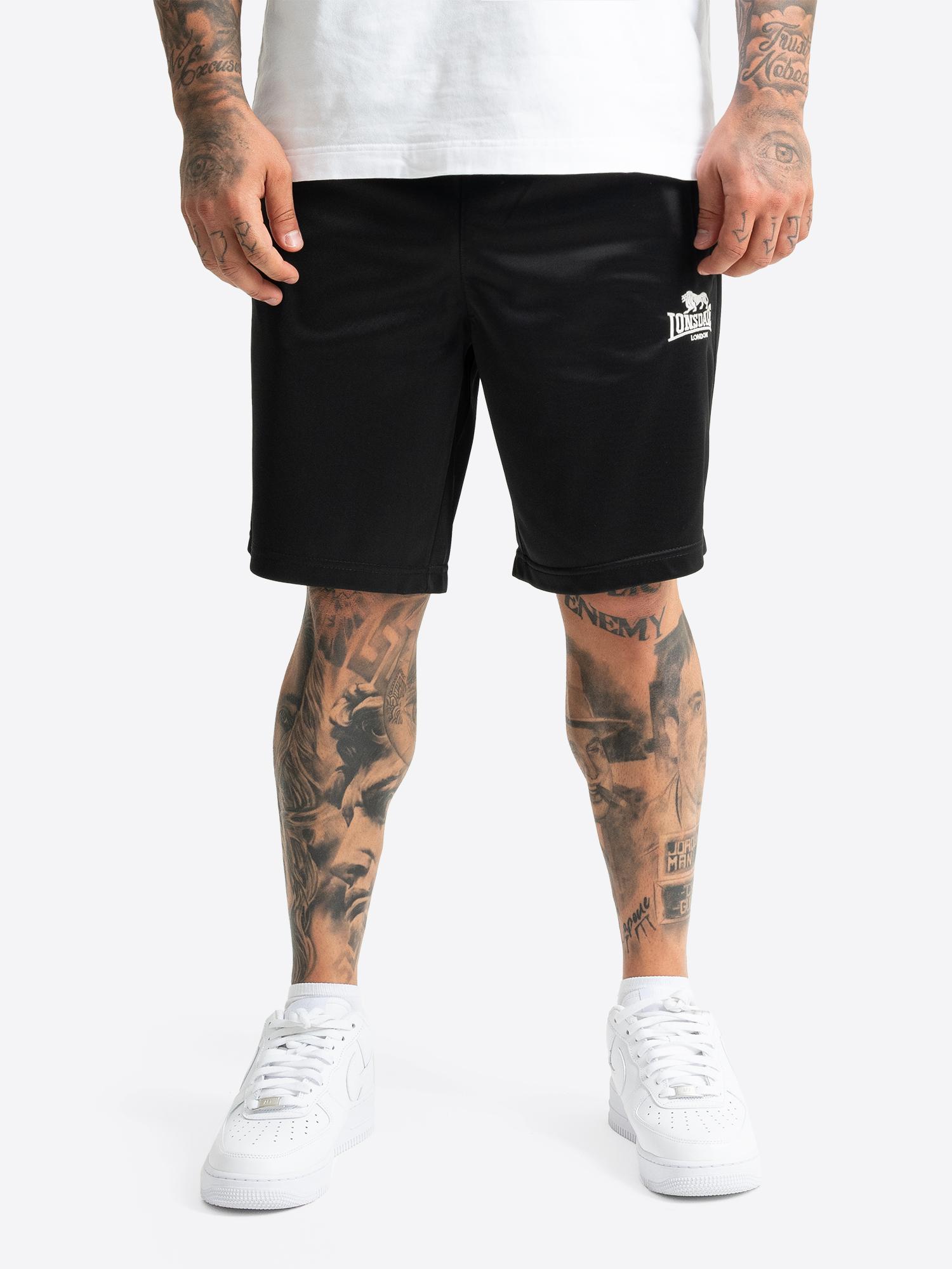Herren Shorts normale Passform HORNSEY Black/White 3XL Lonsdale 117953