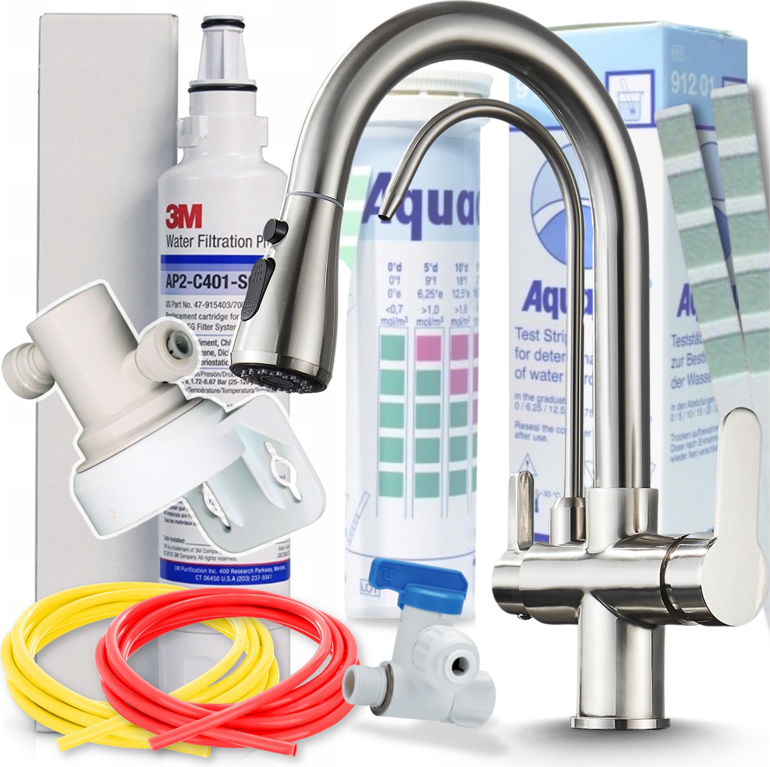 Küchenarmatur Ari 3-Wege Ausziehbar Inox