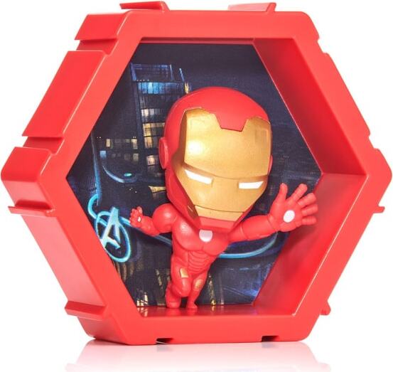 WOW! PODS 4D Marvel Ironman, Einzigartige, miteinander verbundene Sammelboble-Kopf-Figur, die aus ihrer Welt in Ihre, ausbricht, Wand oder Regalanzeige, Marvel Spielzeug und Geschenke MVL-1038-07
