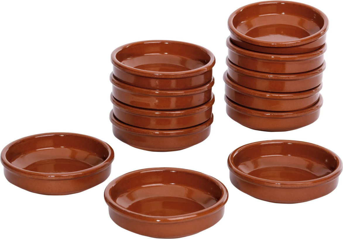MAS 12er Set Tapas Tonschale Cazuela Ø 12 cm
