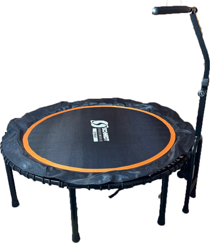 Schmidt Sports World Schmidt Sports Trampolin Fitnesstrampolin mit Haltestange Sport Fitness