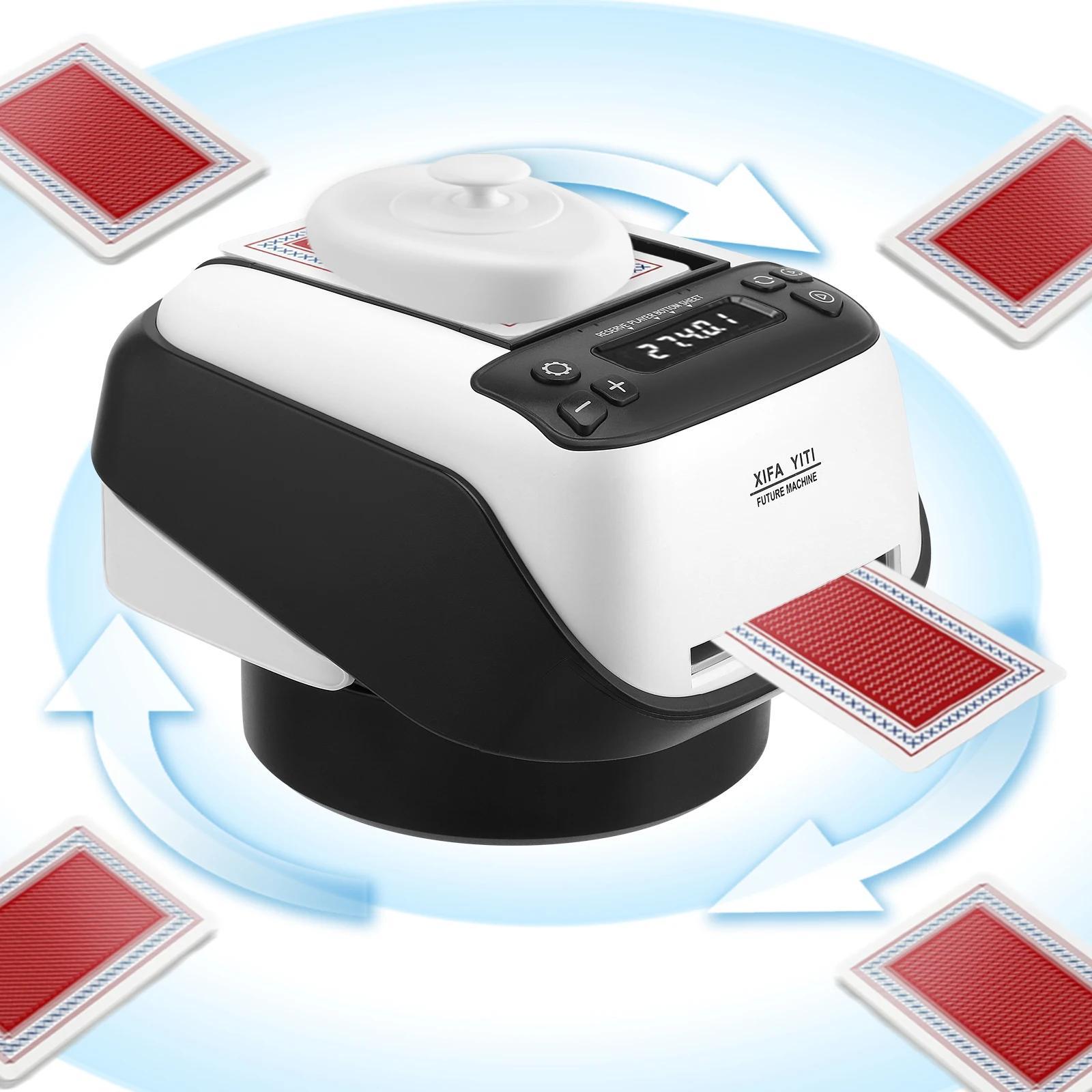 StarTech Automatischer Kartengeber/Kartenausteiler - USB-betrieben - Für 1–8 Spieler - 360° drehbar - Für 1–2 Decks - Größe L - Mehrfarbig