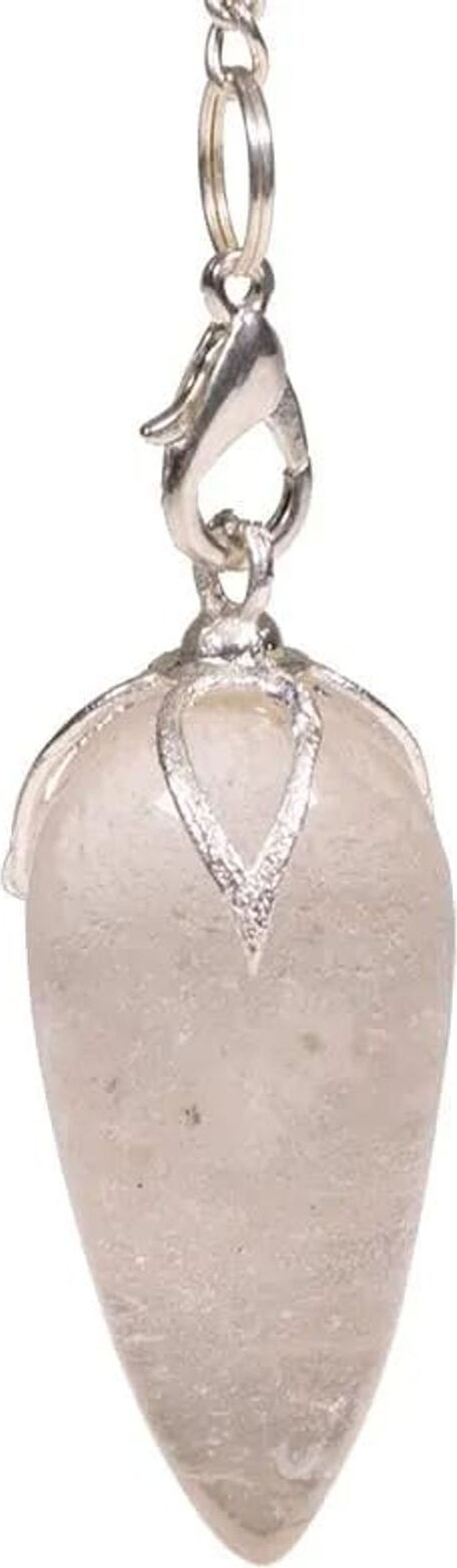 Bahadra Lotus Pendel Bergkristall Spitze -- 2.5-3 cm 16242