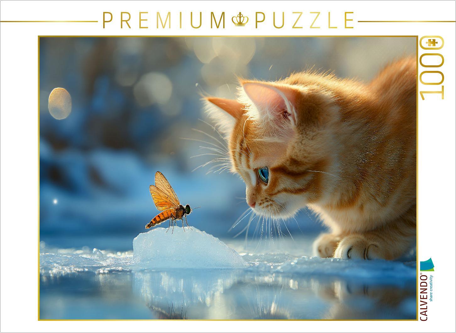 CALVENDO Puzzle "Wer bist du?" | 1000 Teile, fertige Größe: 64 x 48 cm | Fotopuzzle für entspannte Stunden