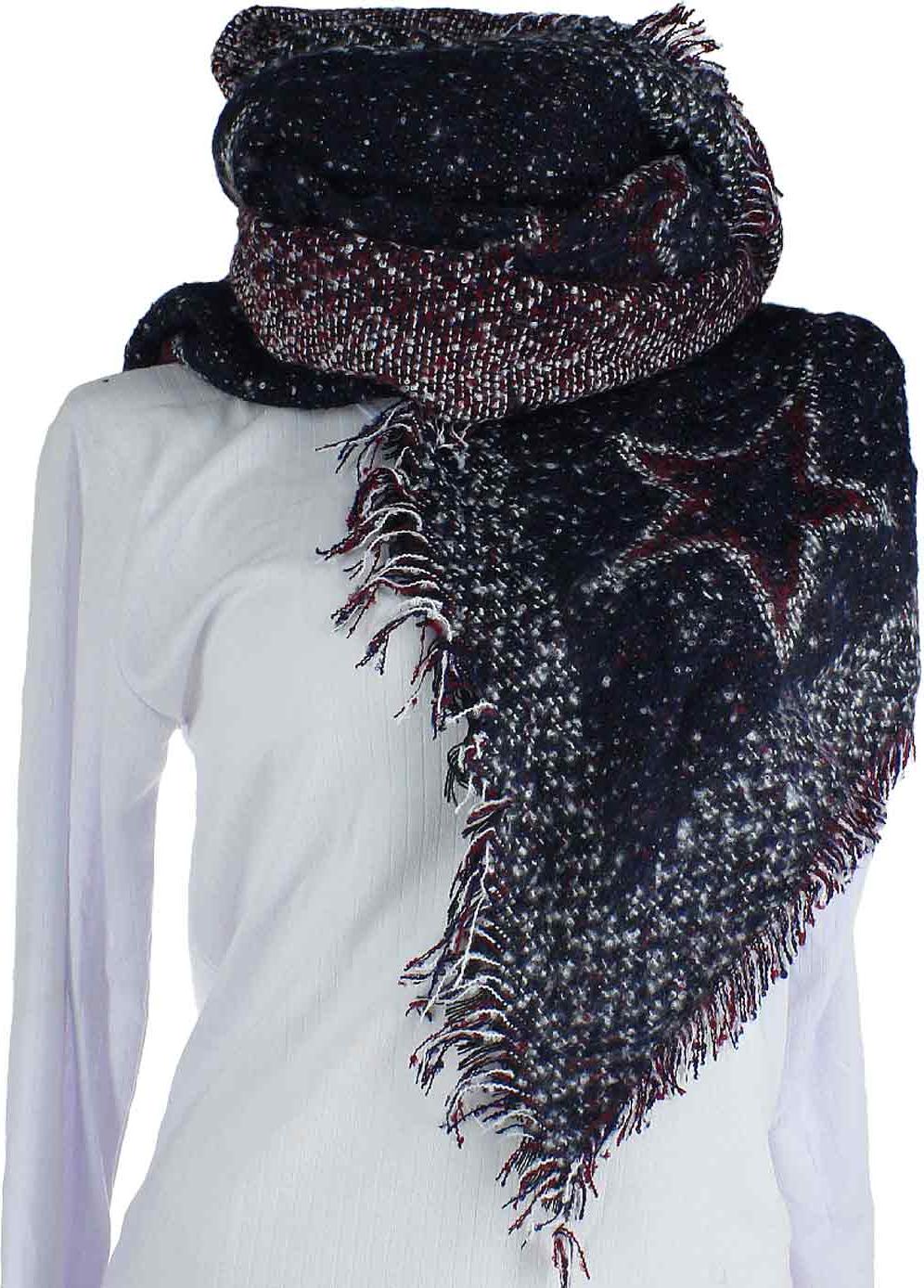 Antonio Schal navy+red