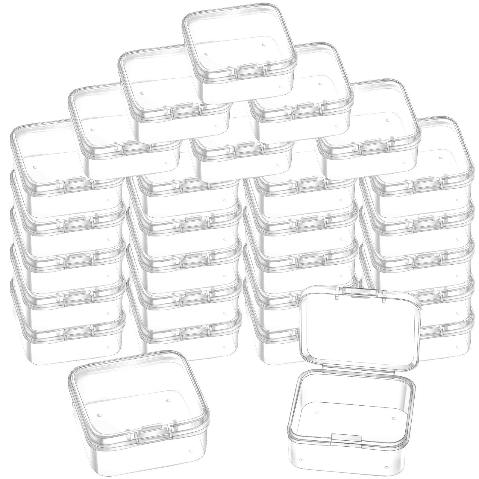 OEM Kleine, transparente Aufbewahrungsboxen aus Kunststoff für Perlen und Gusseisenmaterialien