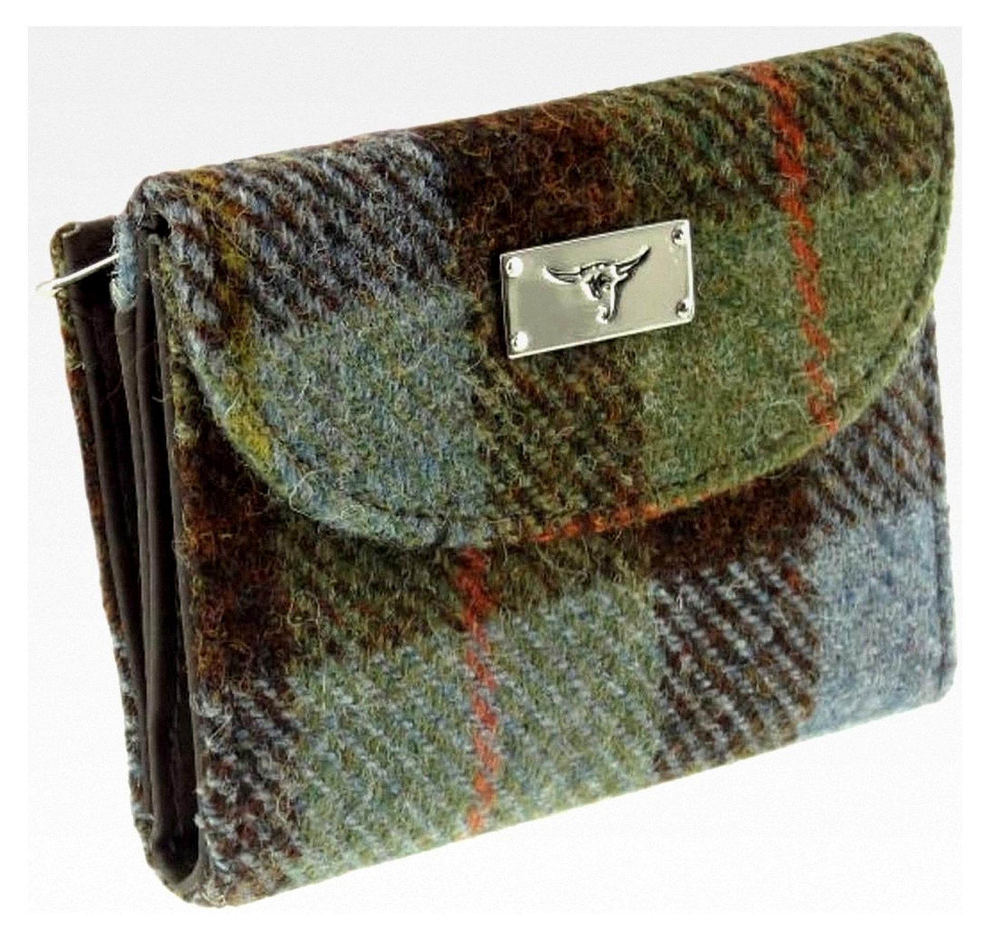 Markenlos Damen Geldbörse aus Harris Tweed