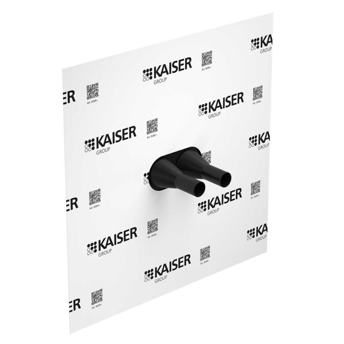 Kaiser Luftdichtungsmanschette Ø 8-11mm für 2 Leitungen/Rohre, 1 Stk. 9059-47