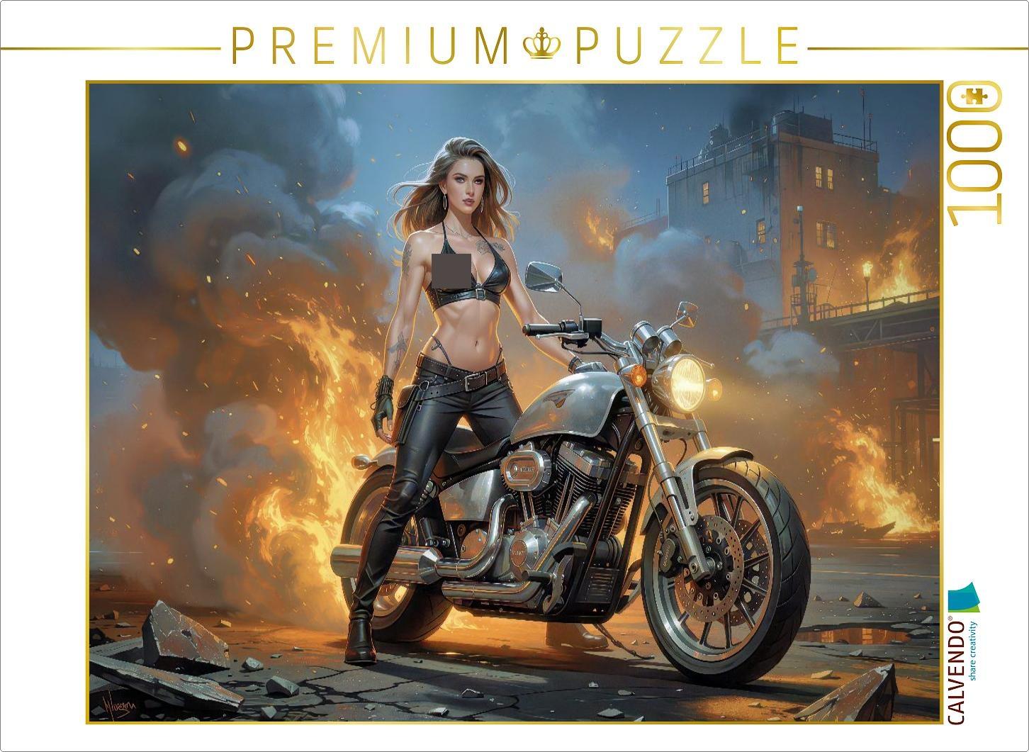 CALVENDO Puzzle Powerfrauen auf Powerteilen — mehr Statement geht nicht. | 1000 Teile Lege-Größe 64 × 48 cm Foto-Puzzle für glückliche Stunden