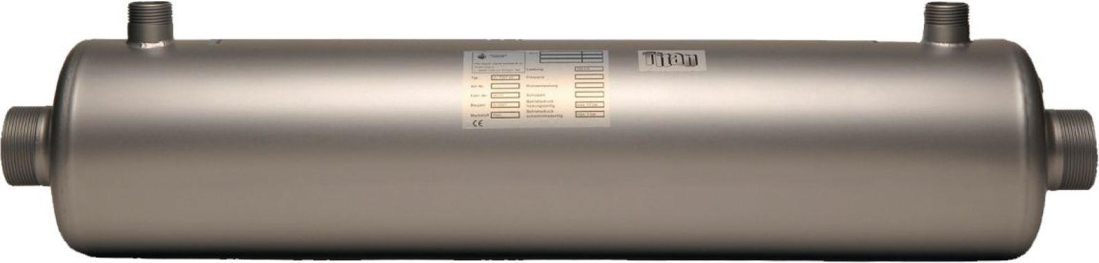 Max Daprà Wärmetauscher D-NWT-Ti 45 | 60 kW | Niedertemperatur | TITAN