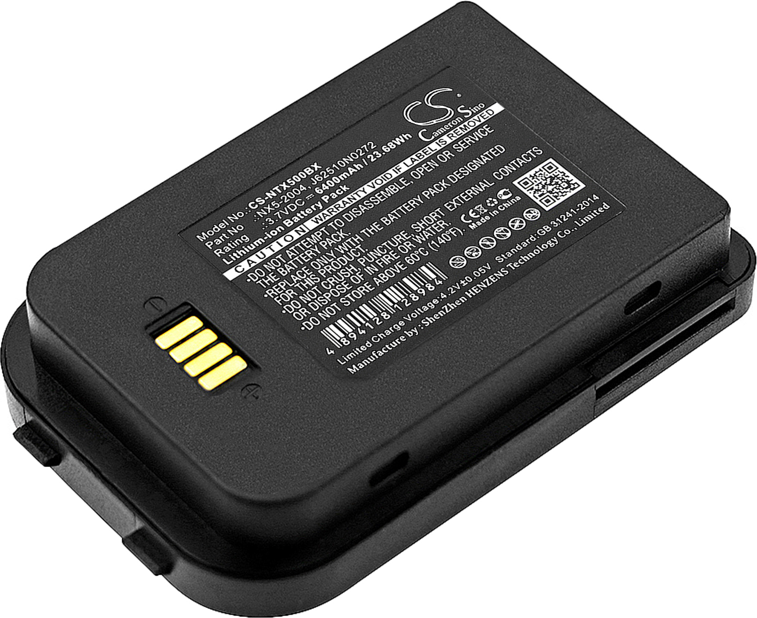 TECHTEK Akku Kompatibel mit [Handheld] Nautiz X5 eTicket, für [Bluebird] Pidion BIP-6000, für [Nautiz] X5 eTicket Ersetzt 6251-0A, für BIP-6000, f