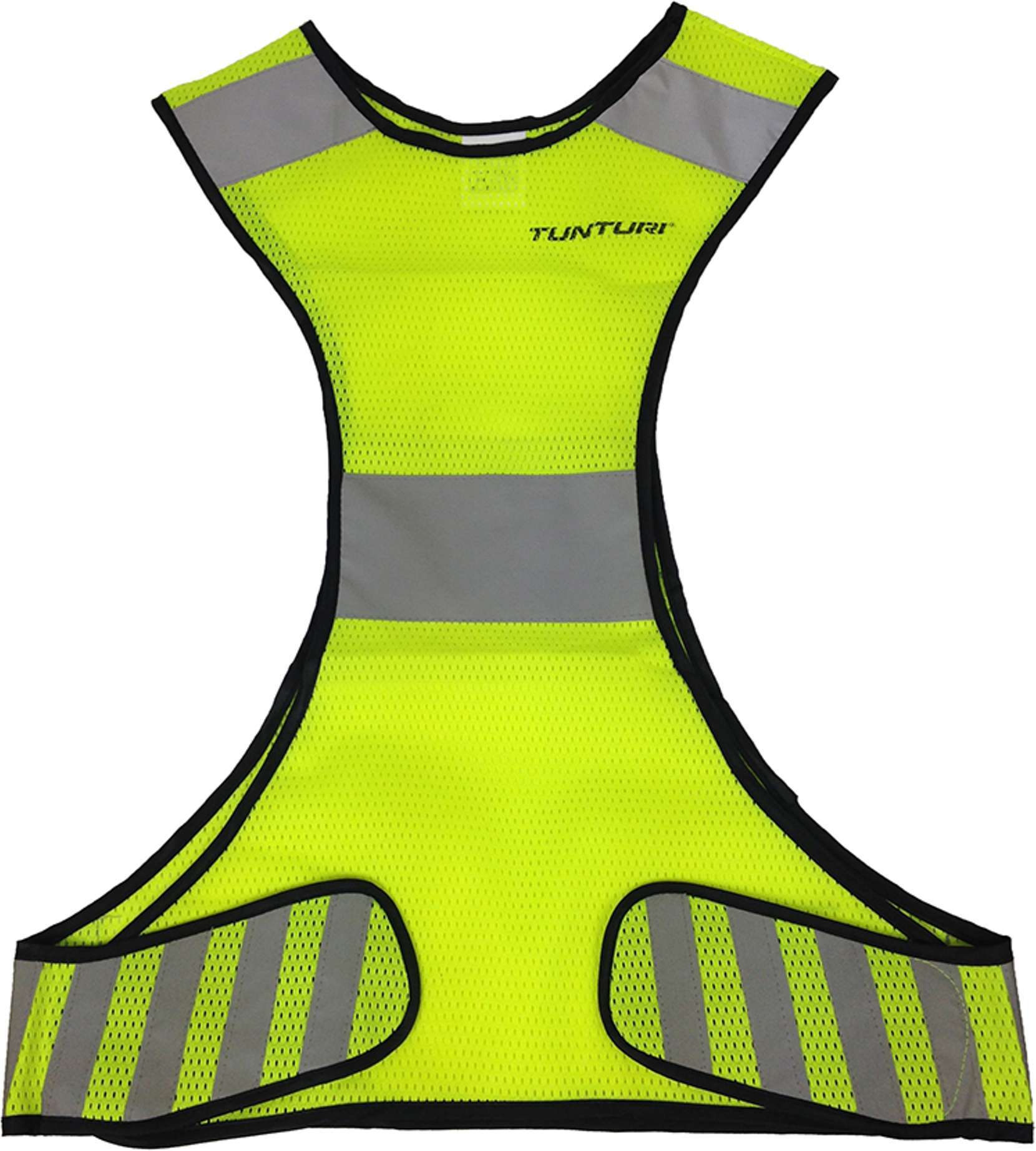 Tunturi Laufweste in X-Form - Laufweste in X-Form - Jogging-Reflexionsweste Sicherheitsweste - Sicherheitsweste - Sicherheitsweste - Lauf-Sicherheitsweste - Reflektierend - Größe M 14TUSRU173