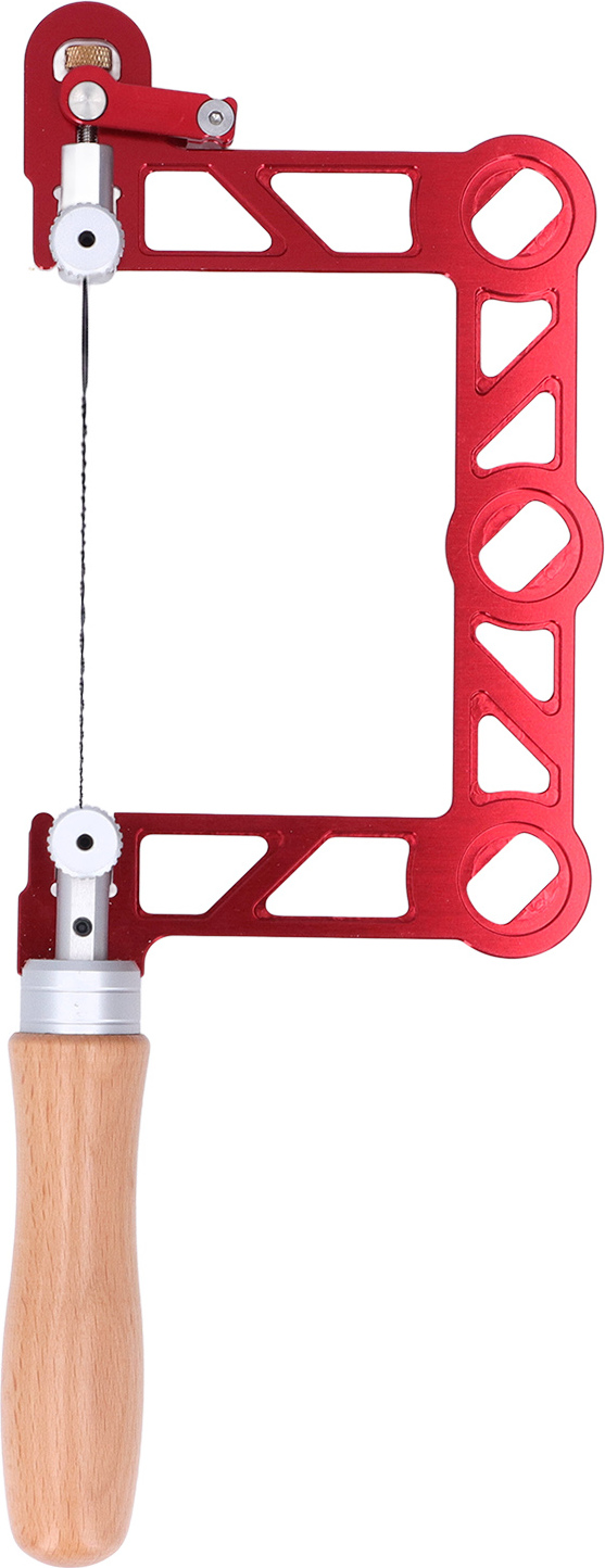 Cocosity Mini Holzbearbeitung Handsäge U Form Holzgriff Coping Säge für Juwelier Metallverarbeitung 3in