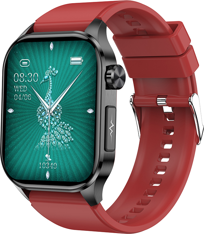 2,04 "Smartwatch ženy Muži, s funkciou telefónu Fitness Tracker Watch Športové monitorovanie zdravia BT5.2 S0S funkcia núdzového volania IP68 Vodotesné, nemecké