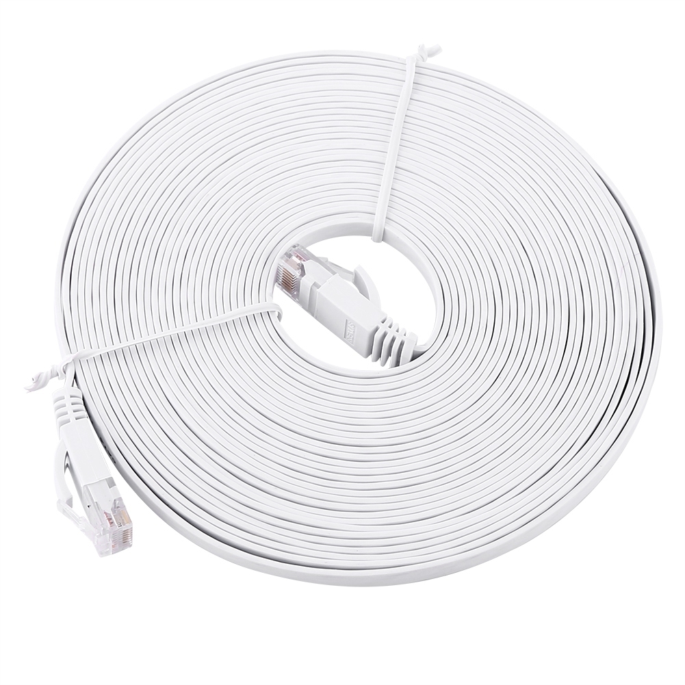 RJ45 CAT6 LAN kábel, plochý LAN kábel, UTP Patch káble pre smerovače, 1000M LAN kábel, Ethernetový sieťový plochý LAN kábel