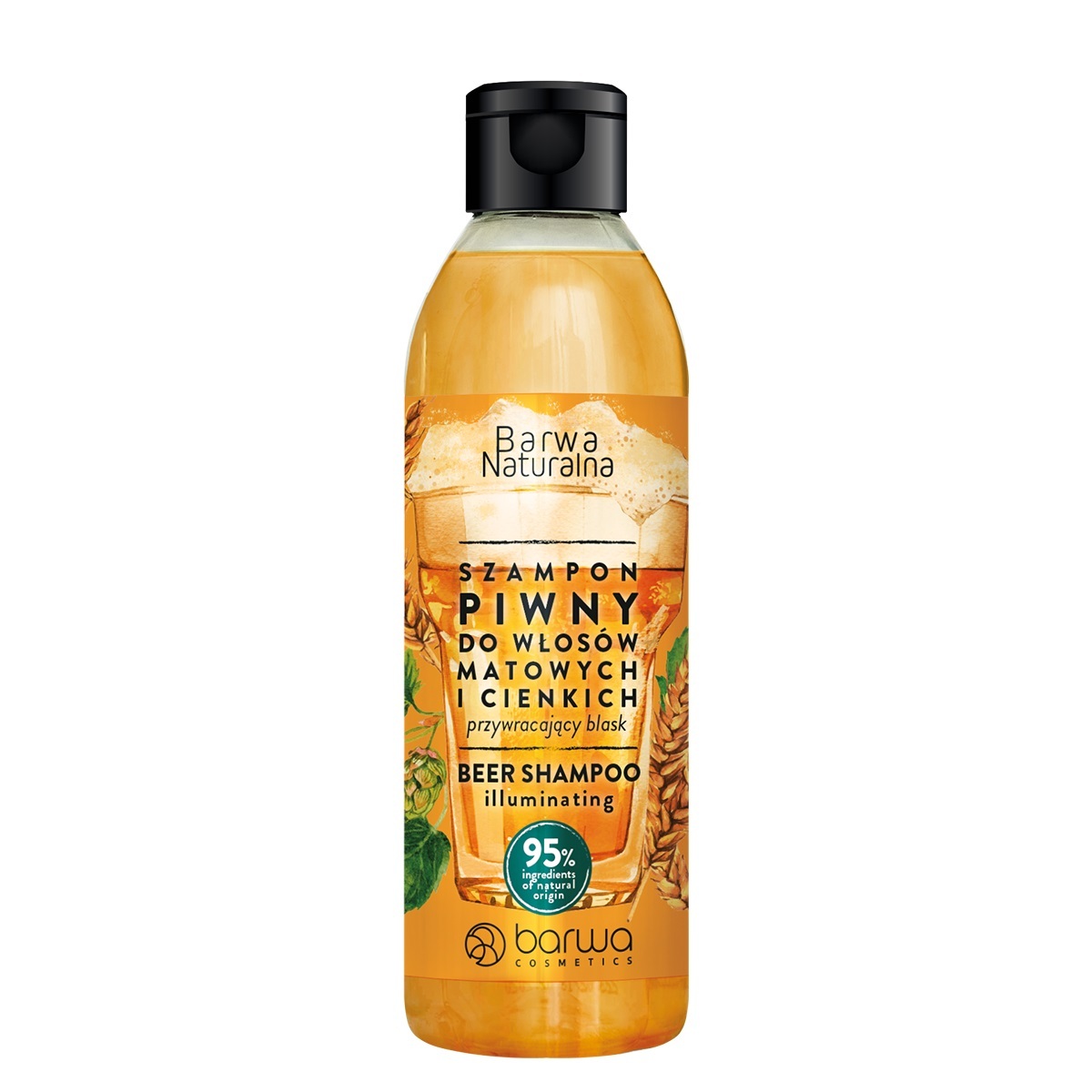 Barwa Szampon Piwny dodający blasku, 300ml