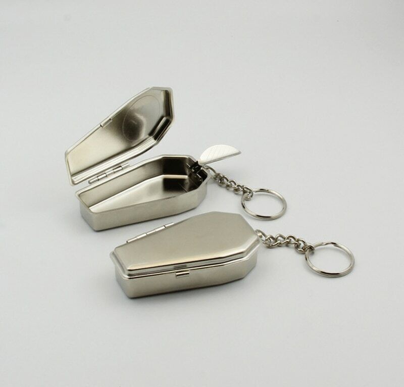 Taschenaschenbecher 1 Stück Edelstahl Silber Geruc Produktbild-Vorschau 2