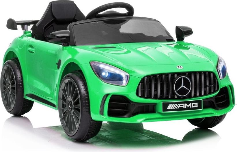 Elektro-Rutschauto: Mercedes AMG GT R in leuchtendem Grün