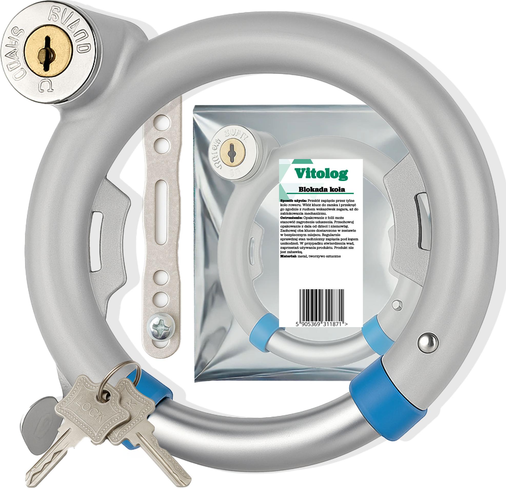 Vitolog Fahrradschloss, Hinterradschloss