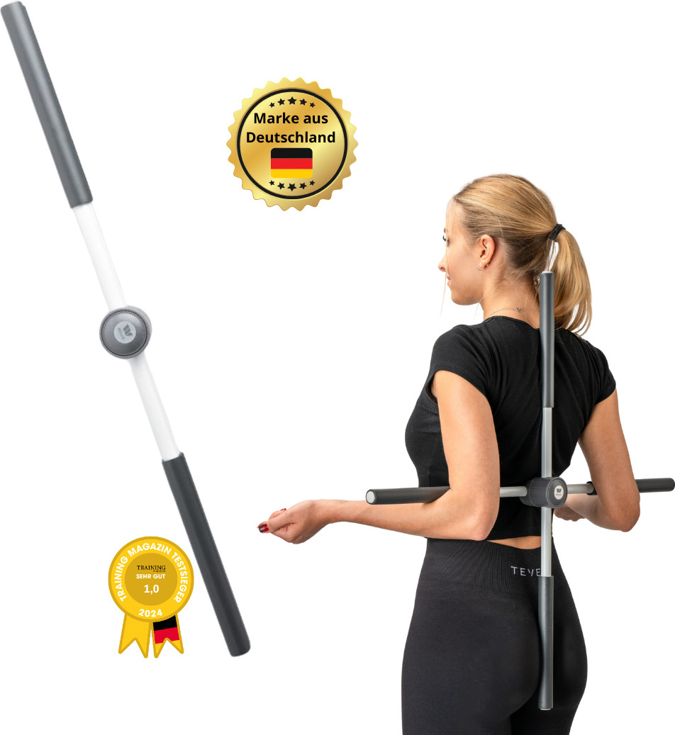 Yoga Haltungskorrektur Stab - Rückenstab Für Aufrechte Körperhaltung & Fitness