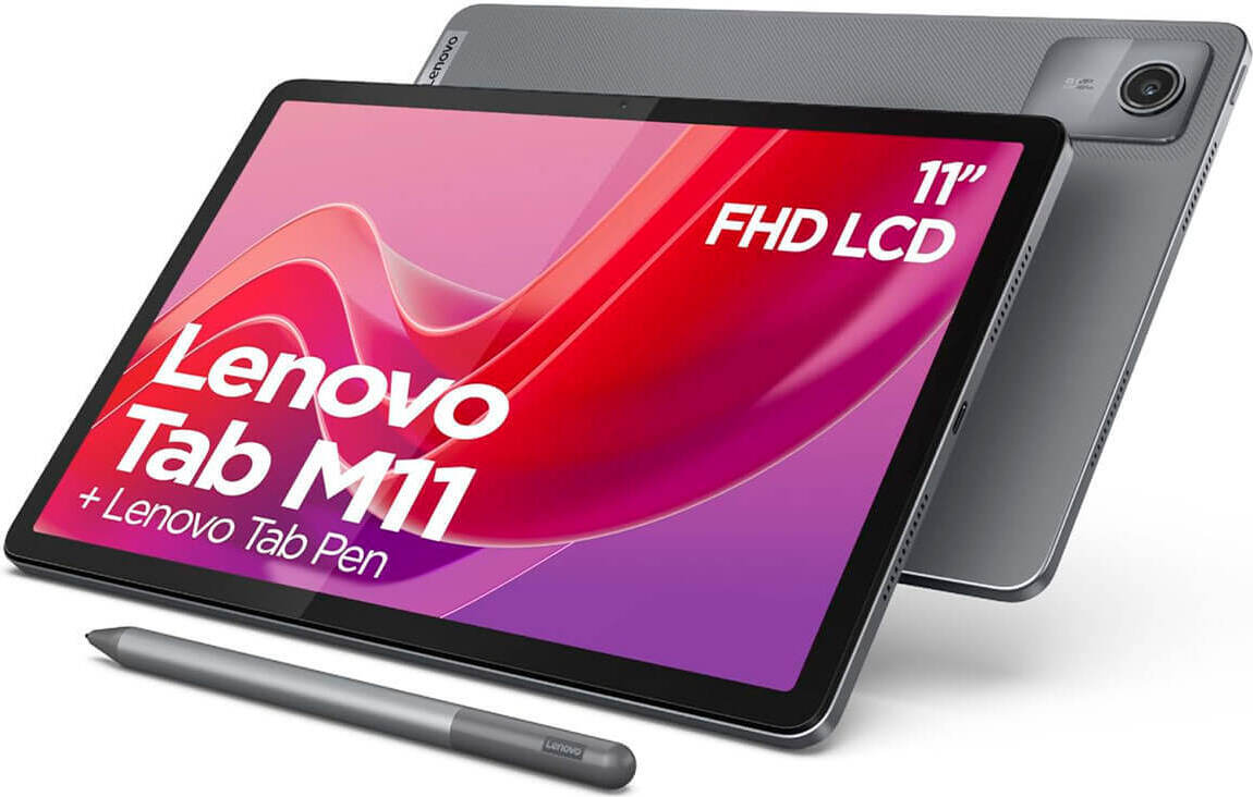 Lenovo Tab M11 Mediatek 128 GB 27,9 cm (11") 8 GB Wi-Fi 5 (802.11ac) Android 13 Grau