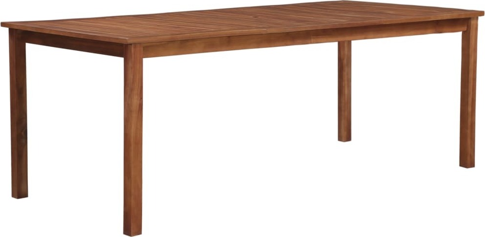 Gartentisch 200x100x74 cm Akazie Massivholz