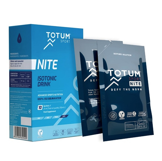 TOTUM SPORT NITE (isotonisches Meerwassergetränk), 10 x 25 ml 43128