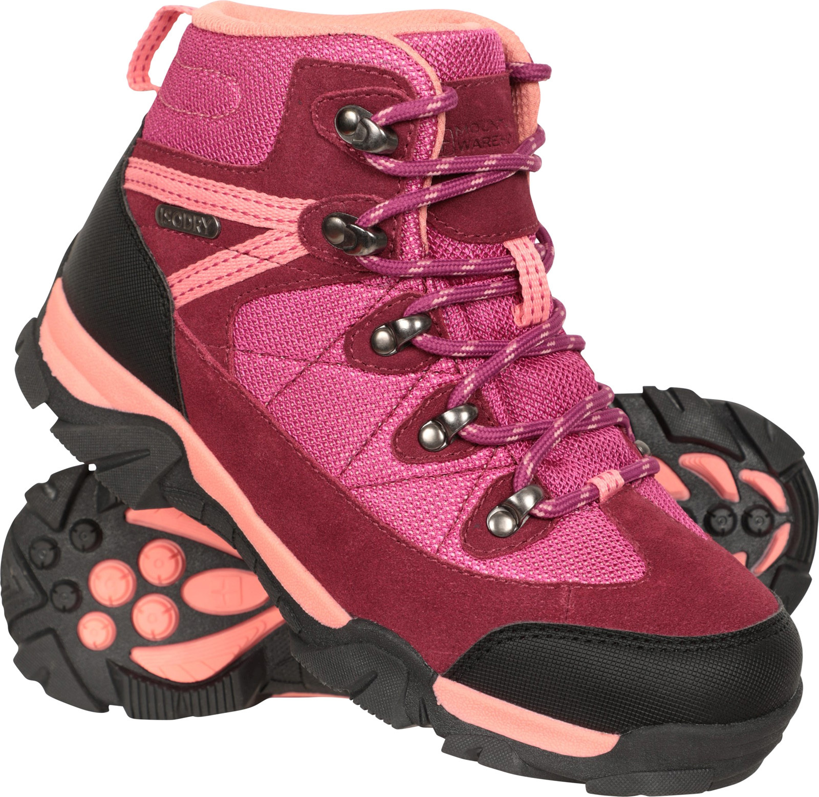 Mountain Warehouse - Detské šľapky "Trail", Wildleder MW150 (35 EU) (Pink)