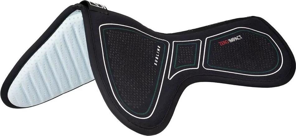 Acavallo Zero Impact Flat Halfpad Schwarz Schwarz One Size AC893OSBK
