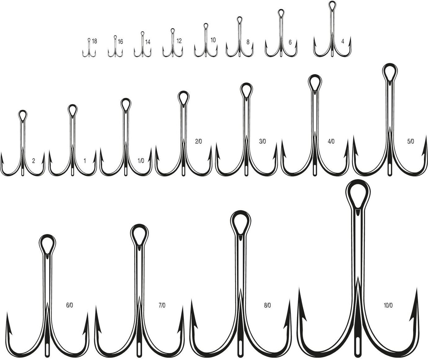 VMC Meeresdrillinge Haken-Gr.: 7/0 9617 PS07/0E1