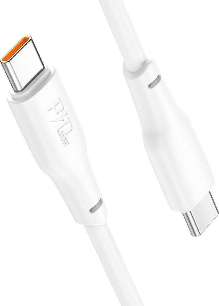 Kabel USB C zu USB C Hoco 3A 100W 1 m X93 weiß